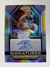 2023 Panini Prizm WNBA Silver Signatures AUTO #SG-TCH Tina Charles Seattle Storm