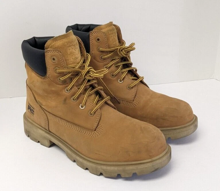 Timberland Sawhorse Composite Toe Work Boots Tan Men s 9 M
