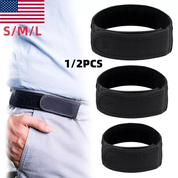 US Durable No Buckle Elastic Belts Fits Belt Loops Buckle Free Waist Belts S/M/L