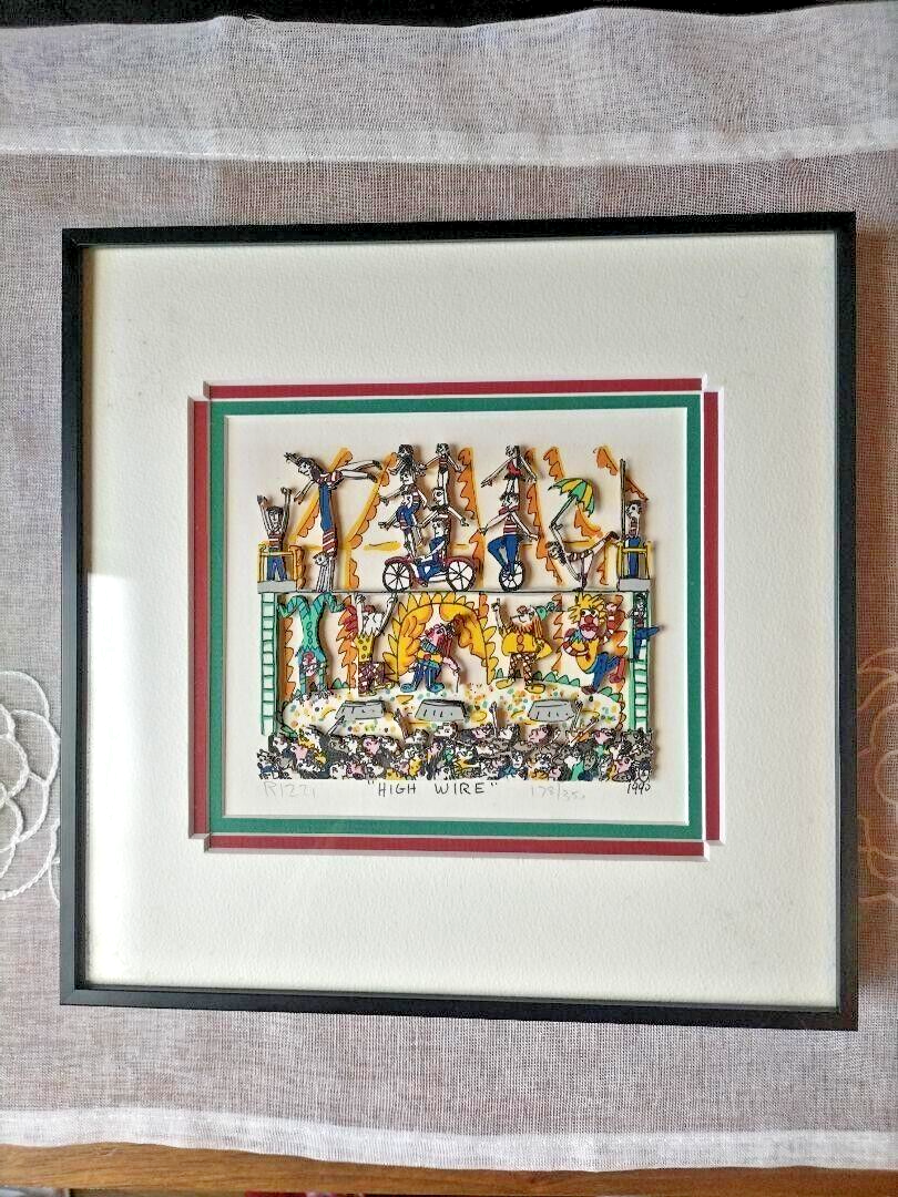 JAMES RIZZI HIGH WIRE 1990年制作 3Dアート JAMES RIZZI HIGH WIRE 1990年制作 3Dアート JAMES RIZZI HIGH
