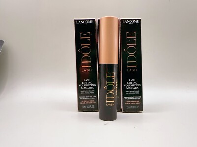 LOT OF 3 Lancome Lash Idole Lifting Volumizing Mascara 01 Glossy Black 2.5 ml*3