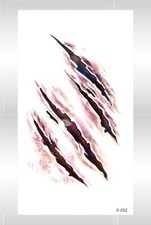 waterproof in vampire bite Halloween Bleeding Wounds temporary tattoo