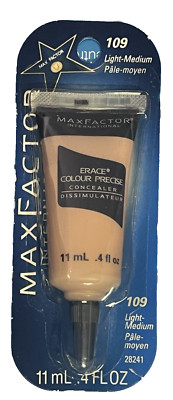 Max Factor International Erace Colour Precise Concealer, 109 Light-Medium