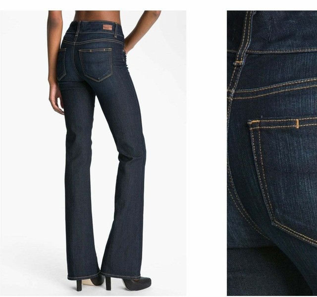 Paige High Rise Bootcut Stretch Jeans | eBay