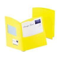 Oxford Contour Two-pocket Recycled Paper Folder 100-sheet Capacity Yellow on sale Oxford Contour Two-pocket Recycled Paper Folder 100-sheet Capacity Yellow on sale