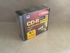 Imation CD-R 700 Mb/80 min 10 discs slim cases 24x sealed blank compact disc
