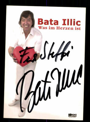 Bata Illic Autogrammkarte Original Signiert + M 2349