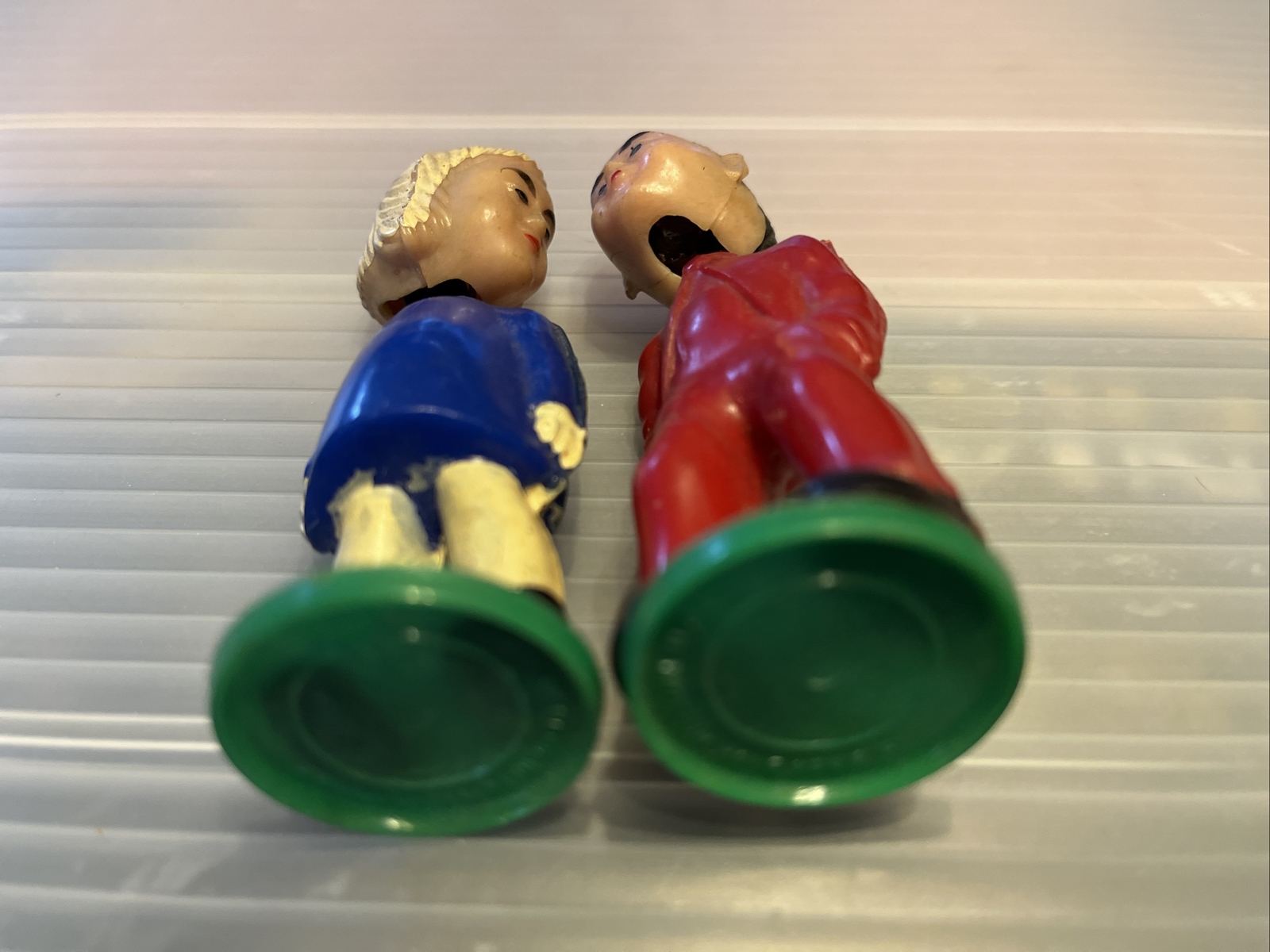 Vintage Plastic Bobble Head Kissing Dolls Made in BRITISH Hong Kong 3.5 eBay