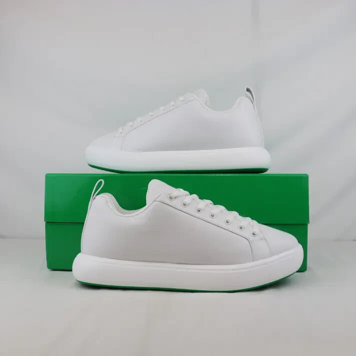 「高評価！」注目のレビュ Bottega Veneta Optic in Sneaker Sole Rubber Calf Tennis 靴