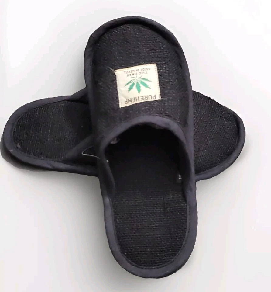 Zapatillas de interior de cáñamo puro Foto 3 de 4