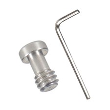 1/4" Stainless Steel Hexagon Socket Screw for Camera Tripod Quick Release Plate
