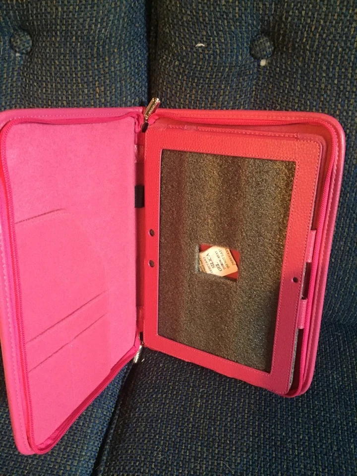 rooCASE FUNDA DE CUERO Y SOPORTE PARA TABLET ASUS TRANSFORMER PRIME **ROSA" Foto 4 de 4