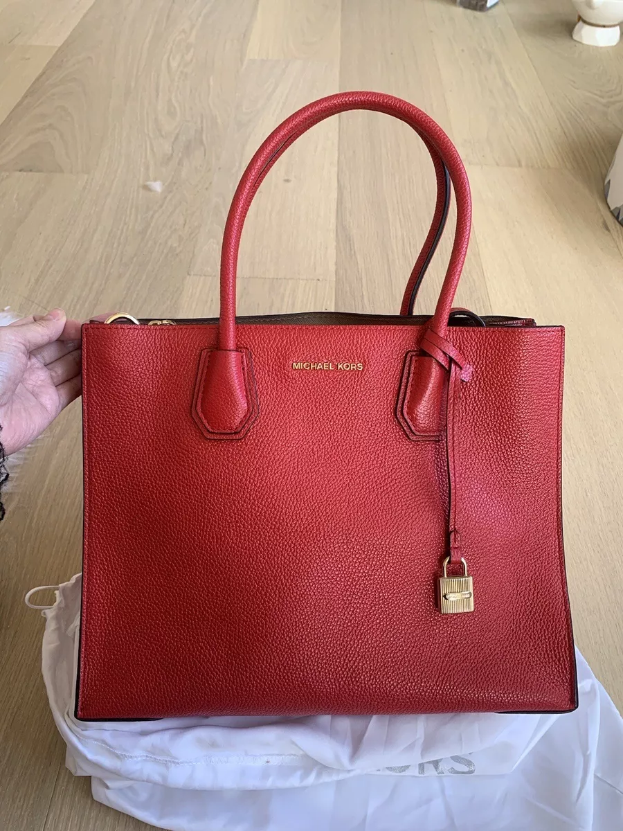 Totes bags Michael Kors - Mercer Gallery bright red leather tote