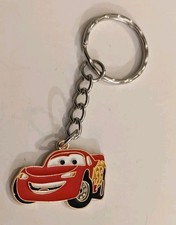 Disney Pixar Cars Lightning McQueen Enamel Keyring Bag Tag Charm