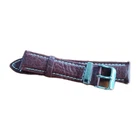 Timex vintage brown leather watch band w/stainless steel buckle women 14mm NIB