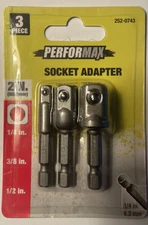 Performax® 2" Socket Adapter Set - 3 Piece