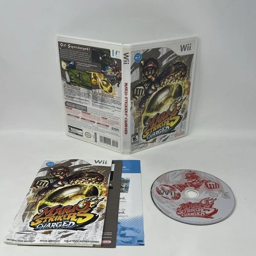 Mario Strikers Charged (Nintendo Wii, 2007) CIB Complete