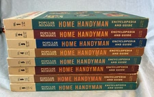 Lot 8 Popular Mechanics Home HandyMan Encyclopedia & Guide 1961 Vol 1-6, 8, 9