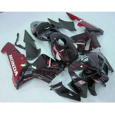 Carena Honda CBR 600RR F5 05/06 2005 2006 ABS RED BLACK + UNGHIA