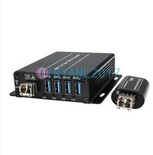 1pcs 4 channel USB 3.0 over fiber optic extender duplex LC port new qq