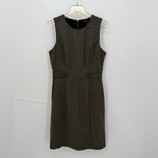 Banana Republic Wool Blend Sheath Women’s Size 8 Moss Green Career Dress