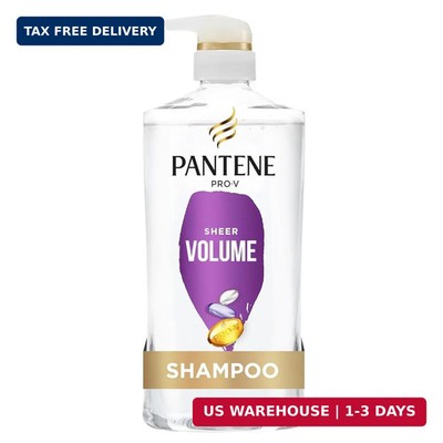Pantene Shampoo, Sheer Volume - 72-Hour Fullness, Lightweight Nourishment with P