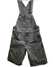 Vintage 80s GUESS Georges Marciano Overalls Shorts Adult S Acid Wash Denim Baggy