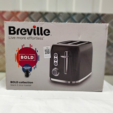 Breville BOLD Collection Black 2-Slice Toaster 7 Settings Variable Browning