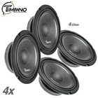 4x Timpano Shallow Mount 6.5" PRO Audio Speakers TPT-MB6-4 SLIM 4 Ohm 2400 Watts