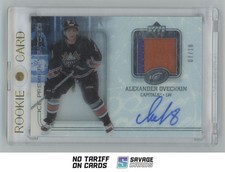 2005-06 Upper Deck Ice Premieres Auto Patches Alexander Ovechkin RC /10 .