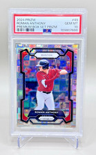 ROMAN ANTHONY 2024 Panini Premium Box Set /199 Pandora Prizm #49! PSA-10 GEM!