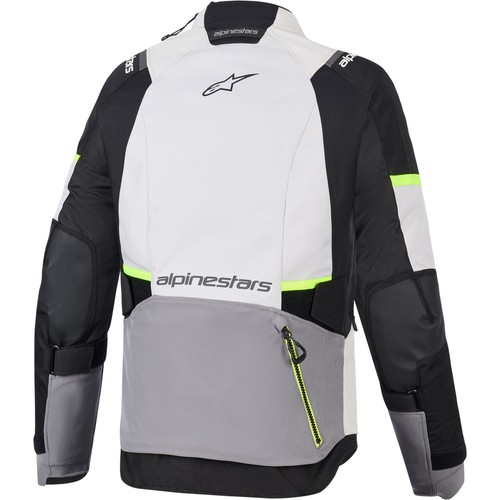 Alpinestars Femmes Moto Veste DL Stella Andes V4 - Grau-Schwarz-Fluogelb - Photo 2 sur 2