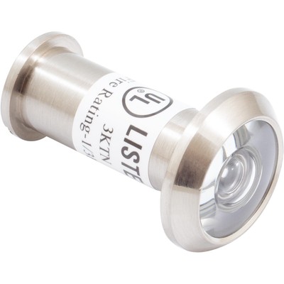 UL-Rated Door Viewer, 180 Degrees, 1/2'' Bore Hole, Adjusts from 1-3/8'' to 2-1/8''