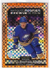 2021-22 OPC PLATINUM ARTTU RUOTSALAINEN #219 ORANGE CHECKERS /25 MARQUEE ROOKIES