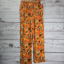 Disney Parks Halloween Mickey Friends Donald Goofy PJ Pants Sz Medium NWT