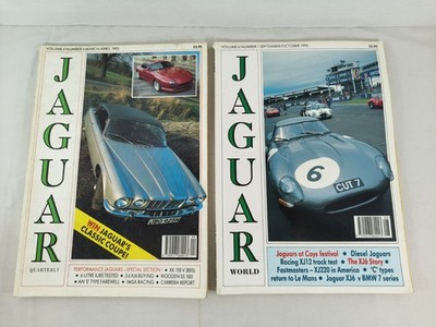 JAGUAR WORLD Magazine Bundle 1992 1993 XJ6 Racing Coupes Performance History