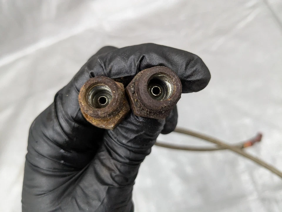 Juego de línea de freno trenzado de acero inoxidable solo delantero Mazda Miata 1990-2005 90-05 98 Foto 4 de 4