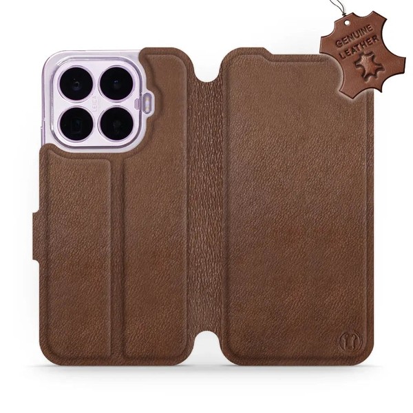HandyhüLle FüR Xiaomi 17T Mobiwear Case Cover SchutzhüLle Etui HüLle Braun-image