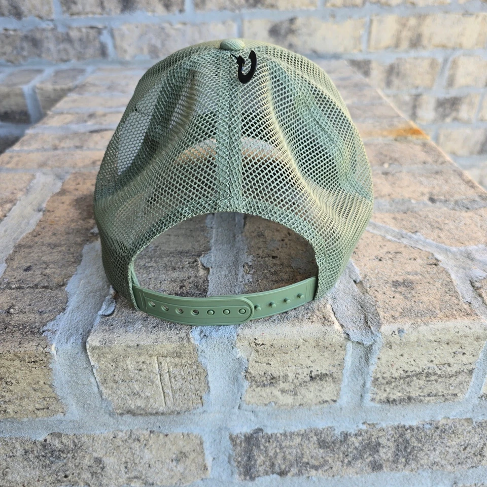 Nike Rise Cap Men's M/L Olive Green Trucker Hat Adjustable Mesh Back - Image 2 of 4