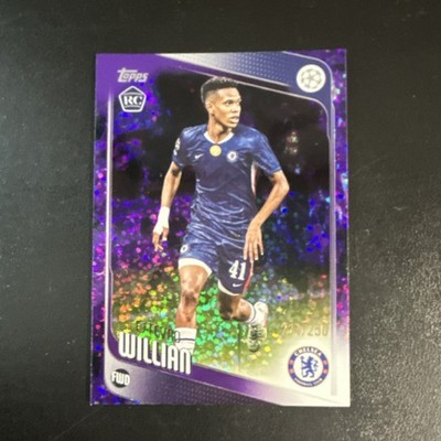 2025 Topps Estevao Willian Chelsea Rookie Purple #66/250 UEFA