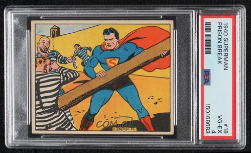 1940 Gum Inc Superman #18 Prison Break