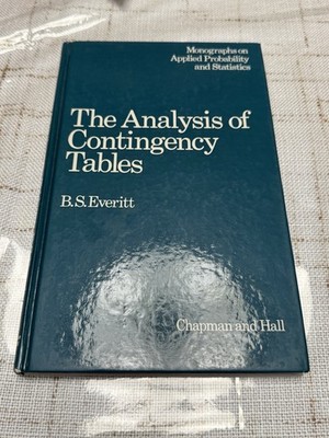 Analysis of Contingency Tables by B. S. Everitt (1977, Hardcover)