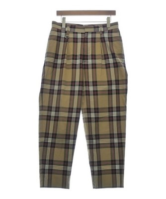 MONKEY TIME Slacks BeigexRedxBlack(Check Pattern) M 2200514902014