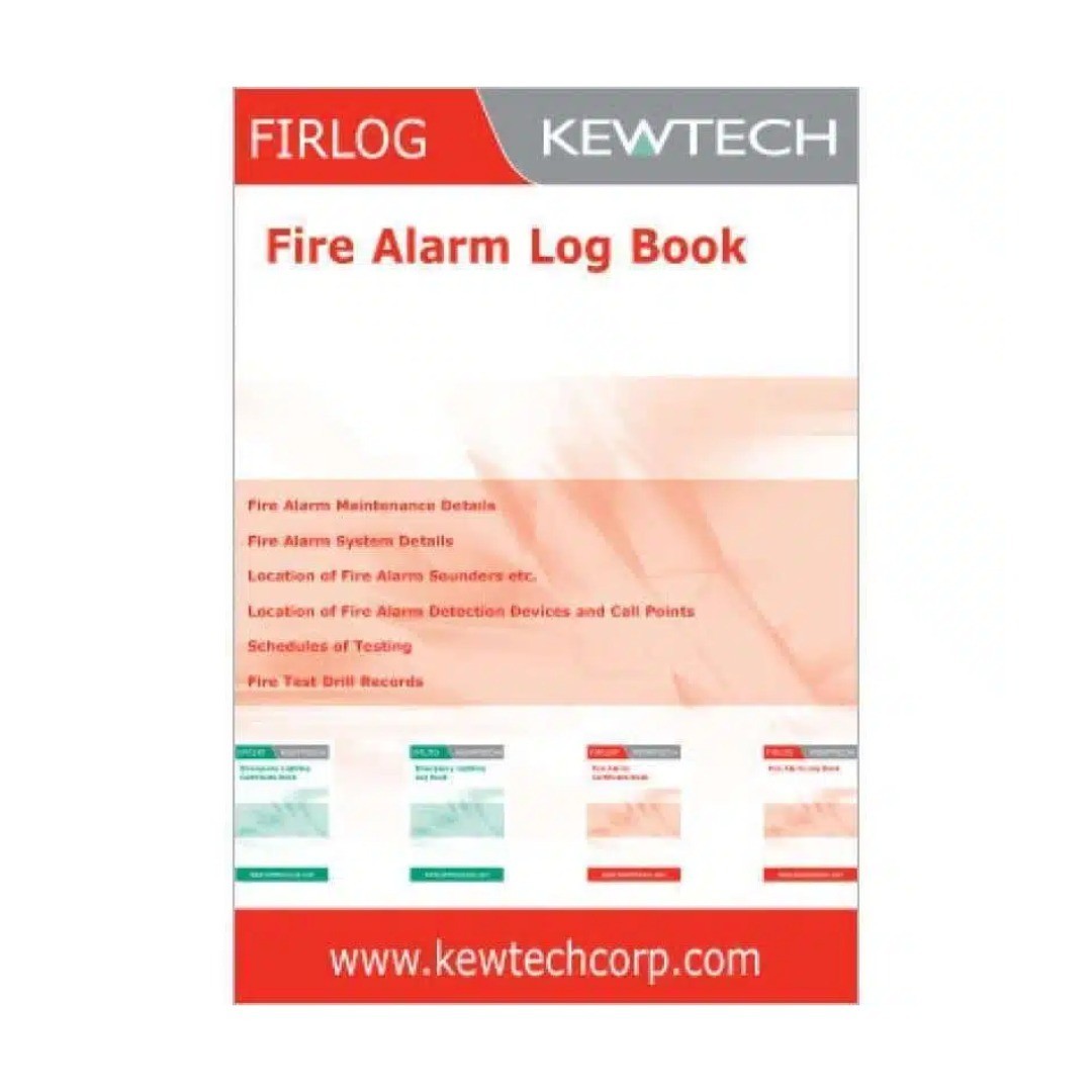 Kewtech FIRLOG Fire Alarm Log Book