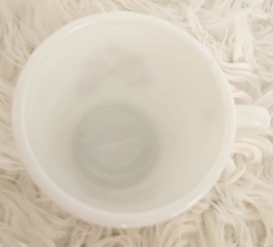 Pyrex Summer Impressions Corning Coffee Mug Cup Milk Glass White - Image 3 of 3