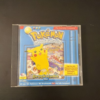 Pokemon Druckstudio Blau - PC CD-ROM