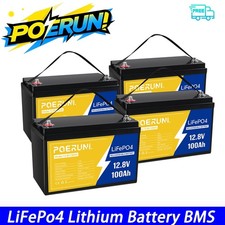 24V/48V LiFePO4 100Ah-300Ah 4000 Cycles Lithium battery for Solar RV off-Grid