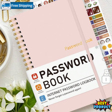 Password Keeper Notebook A-Z Alphabetical Log Book 52 Pages Secure Organizer 1pc