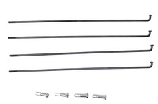 4 REPLACEMENT PRO Bicycle Spokes 14g Stainless Steel W/Nipple Silver 100-308mm