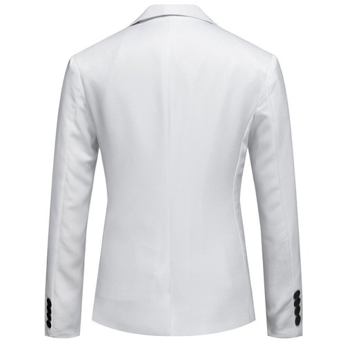 Chaqueta de esmoquin para hombre solapa un botón chaqueta blazer abrigo / traje de fiesta pantalones - Imagen 5 de 19